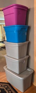 MB - Storage Bins (Lot of 5)