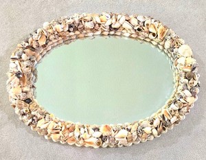 LL-BR2 - Seashell Framed Wall Mirror