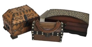 LL-FR - Decorative Vintage Trunk Boxes Mixed Lot