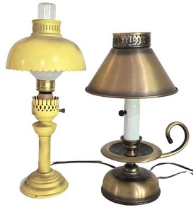 LL-FR - Metal Table Lamps (Lot of 2)
