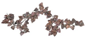 LL-BR2 - Vintage Copper Leaf Wall Sculpture