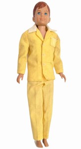 LL-BR1 - Vintage 1963 Mattel Ricky Doll Lights Out Outfit 1090