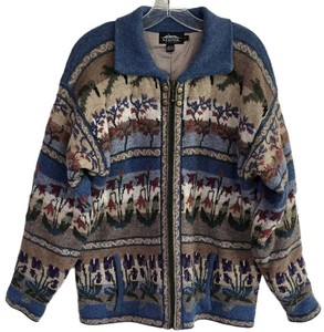 LL-BR1 - Icelandic Design Womens Wool Sweater Jacket