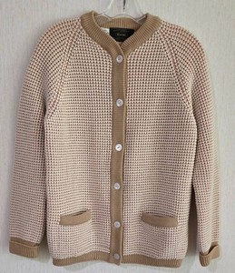 LL-BR1 - Berne Hand Loomed Wool Cardigan Sweater