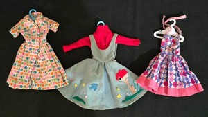 LL-BR1 - Vintage Barbie Outfit Set (Lot of 3) - Friday Night Date, Halter Dress, 1634