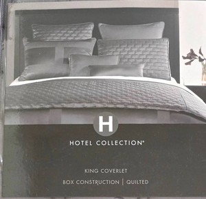 LL-FR - Hotel Collection King Coverlet - New in Package