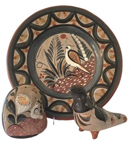LL-FR - Mexican Folk Art Bird Decor Set (3 Pieces)