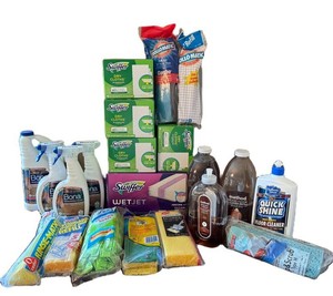 K - Floor Cleaning Supply Mixed Lot Swiffer Bona Method Quick Shine