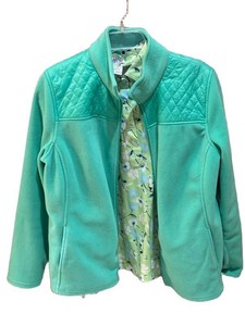 Womens Layering Set Leon Levin XL Shirt & Talbots Zip Jacket