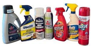 Carpet Cleaner Mixed Lot Bissell, Woolite & Resolve (7 Pieces)