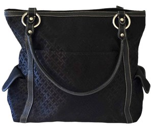 MBR - Tote Bag - Talbots Black Woven Trim