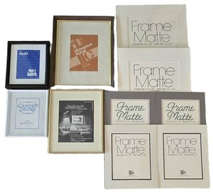 LL-ST - Picture Frames & Mats Mixed Lot New in Packaging (10 Pieces)