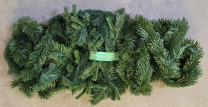 LL-ST - Faux Fir Garland Mixed Lot of 5 One 9 Ft New in Package