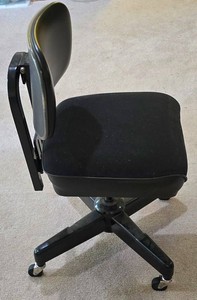 LL-ST - Rolling Office Chair Black Swivel Task Chair
