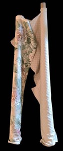 LR - Upholstery Fabric Bolts Ivory Floral 56in Wide (Lot of 2)