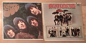 DR - Beatles Albums - Vintage Rubber Soul & Beatles 65 (Lot of 2)