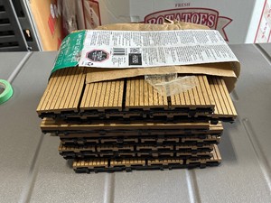 Composite Deck Tiles 8 Tiles 12x12
