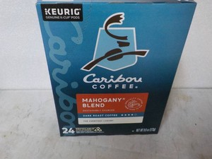 Keurig 24 pods Caribou Coffee Mahog...
