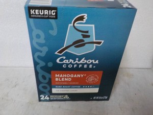 Keurig 24 pods Caribou Coffee Mahog...