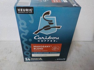 Keurig 24 pods Caribou Coffee Mahog...