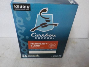 Keurig 24 pods Caribou Coffee Mahog...
