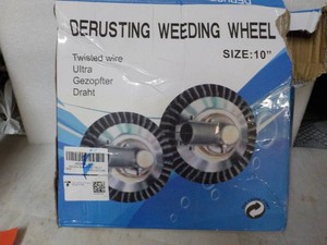 Derusting 10 Weeding Wheel...