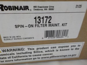 Robinar Spin-On Filter Maintenance ...