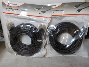 2 Innovera SVGA Male to Male Cables...