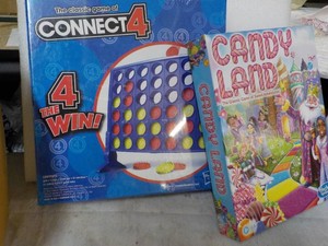 Connect 4 and CandyLand...