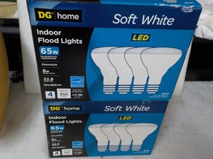 2 DG Home 4 packs 65 w LED Indoor F...