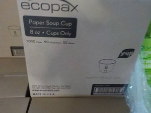 Case Ecopax 1000 Paper 8 oz Soup Cu...