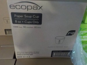 Case Ecopax 1000 Paper 8 oz Soup Cu...