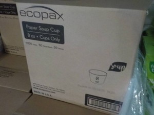 Case Ecopax 1000 Paper 8 oz Soup Cu...