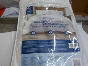 Cooling Comforter King Size White...