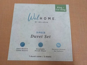 Welhome 3 piece Duet Set King Orang...