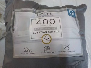 Egyptian Cotton 6 piece Sheet Set Q...