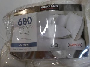 Kirkland 6 piece White Sheet Set Qu...