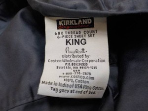Kirkland Blue King 6 piece Sheet Se...