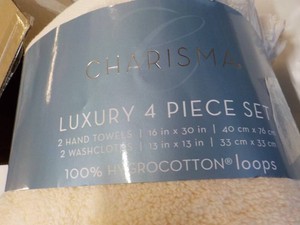Luxury 4 piece Ivory Towel Set...