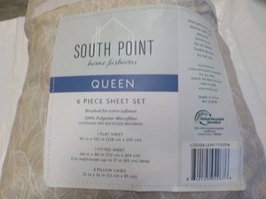 South Point 6 piece Sheet Set Queen...