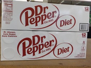 2 Diet Dr. Pepper 12 packs...