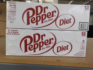 2 Diet Dr. Pepper 12 packs...