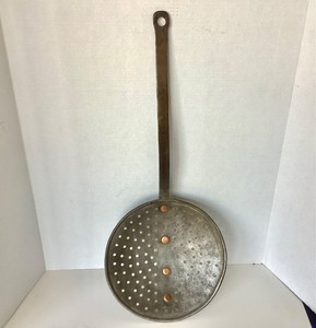 Impressive (XL) Antique Hand Wrought Iron Skimmer