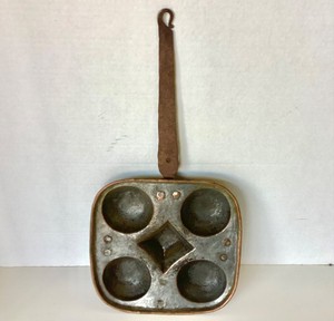 Antique Copper Aebleskiver Pan
