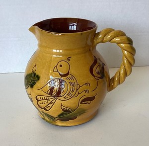 Breininger Yellow Ware Pitcher