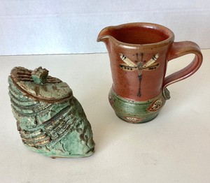 Pair of Studio Pottery Items