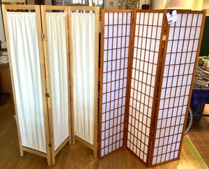 Pair of 3 Panel Screens