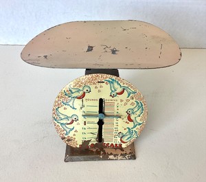 Vintage Tin Litho Toy Scale