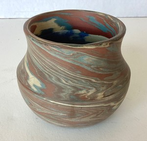 Vintage Niloak Marbled Pottery Vase