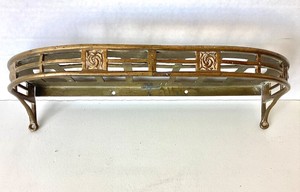 Antique Brass Pullman RR Train Car Shelf
